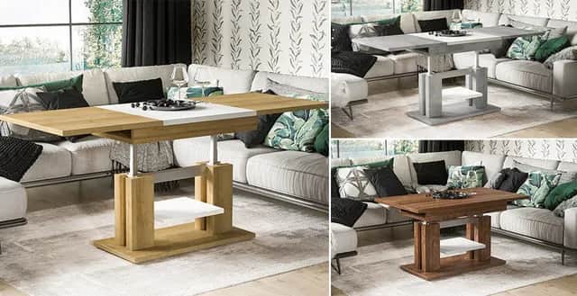 Jak zmieścić stół w małym salonie i zyskać więcej przestrzeni