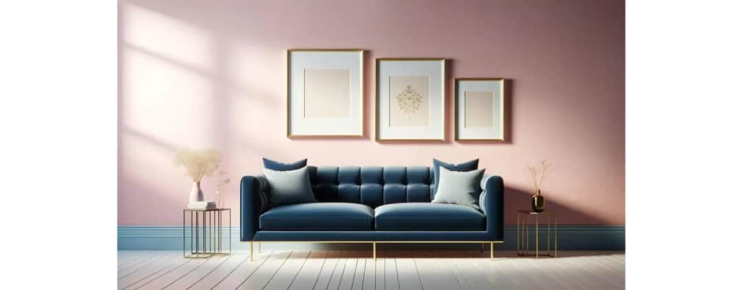 Granatowa kanapa jaki kolor ścian - idealne połączenia kolorystyczne